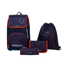 [504402-5] Schneiders Ergoplus Schulrucksack-Set 8-tlg. (Ninja Revenge)
