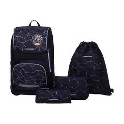 [504402-8] Schneiders Ergoplus Schulrucksack-Set 8-tlg. (Dark Hunter)