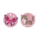 [504410-3] Schneiders Wechsel-Patches 2er Set (Butterfly & Kitten)