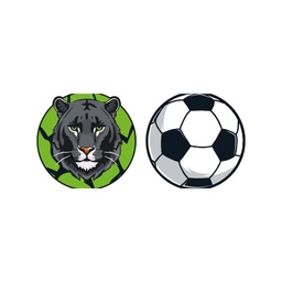 [504410-5] Schneiders Wechsel-Patches 2er Set (Panther / Soccerball)