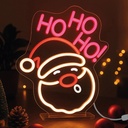 [504423-10] Legami Weihnachten Artikel (LED-Lampe mit Neoneffekt - SANTA CLAUS)