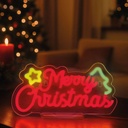 [504423-11] Legami Weihnachten Artikel (LED-Lampe mit Neoneffekt - MERRY XMAS)