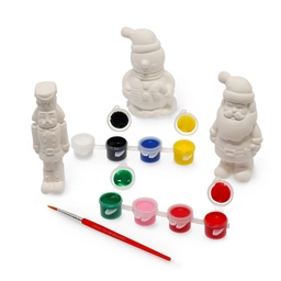 [504423-15] Legami Weihnachten Artikel (Weihnachtsfiguren-Dekorationsset - Paint Your Christmas)