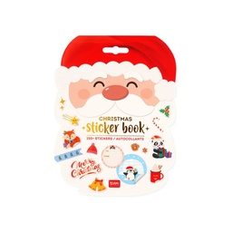 [504423-28] Legami Weihnachten Artikel (STICKER BOOK - SET MIT 150+ WEIHNACHTSAUFKLEB - SANTA CLAUS)