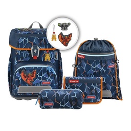 [504538-4] Step by Step Cloud schleich® Schulranzen-Set 5-tlg. (Eldrador Creatures® Lava Dragon)