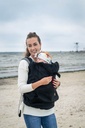 [504553-2] Lenny Lamb Babytragecover für Tragehilfe/Tragetuch - Softshell (schwarz)