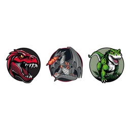 [504562-4] Schneiders Patches (3er Set) (Dinodragons)