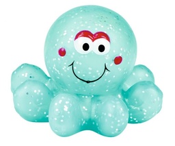 [504572-3] moses Leuchtender Glitzerkraken für die Badewanne (türkis)