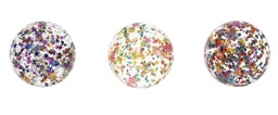 [504639-5] moses Flummi Stars & Dots (Sterne Pink, Blau Gold)