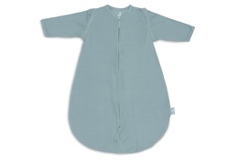 [504642-2] Jollein Schlafsack Newborn mit abnehmbaren Ärmeln Ajour 60 cm (Sea Green)
