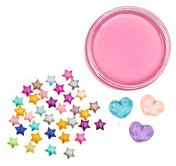 [504660-4] Moses Glibber-Knete - Mit Konfetti und Deko (pink)