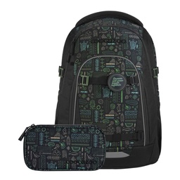 [504666-23] Coocazoo Rucksack Mate Schulrucksack 2026 (Humedica, Free Spirit, 3-tlg.)