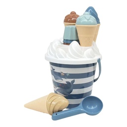 [504686-2] Little Dutch Eiscreme-Eimer-Set 14teilig (Ocean World)