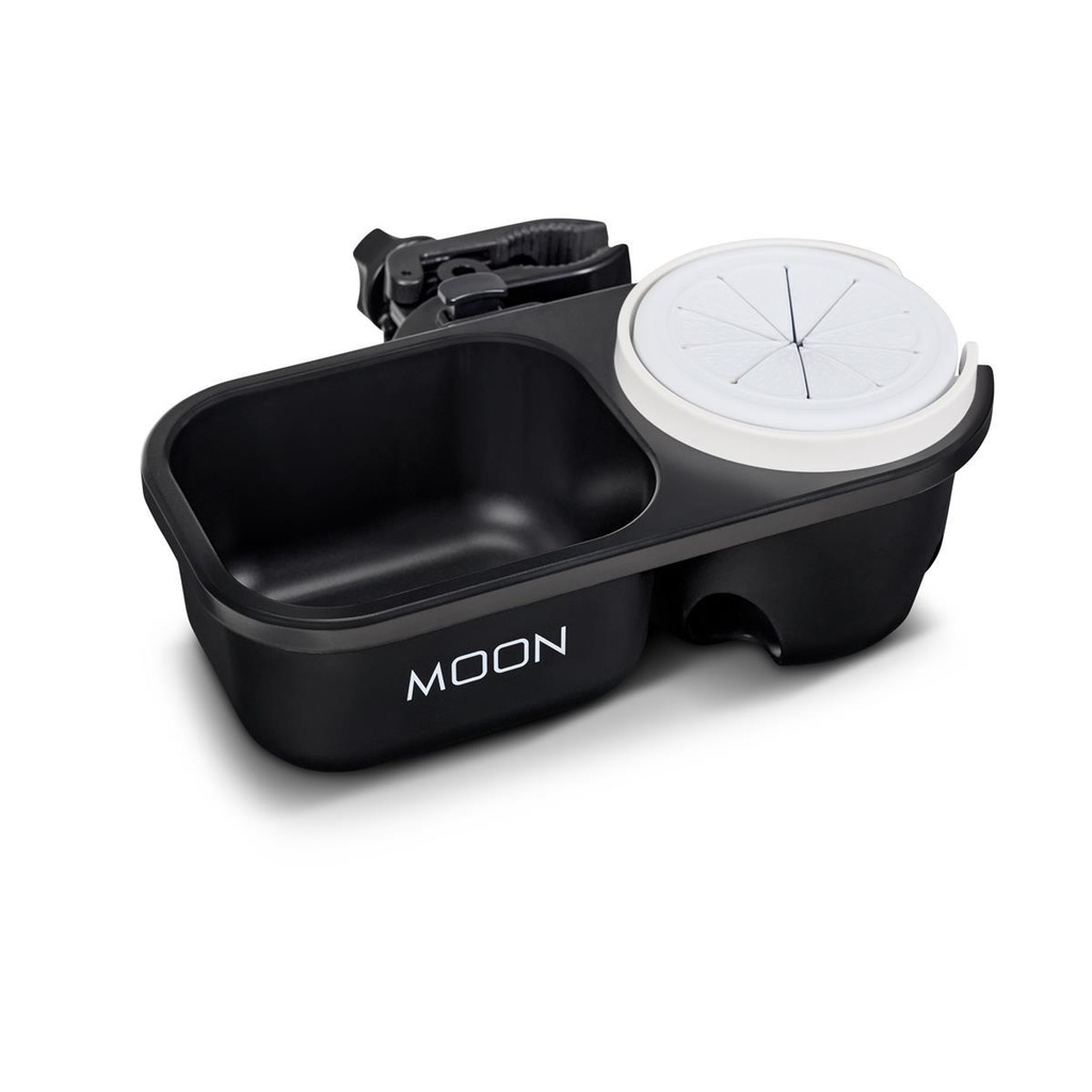 Moon Flaschenhalter mit Snackbox schwarz