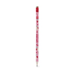 [504777-1] Legami I USED TO BE A NEWSPAPER - Bleistift aus Recyclingpapier (Teddy Bear Cherry Pink)