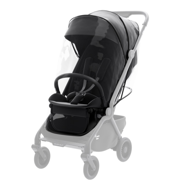 Avionaut Regenschutz für den AIRBY-Kinderwagen Black