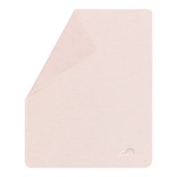 [504695-2] Fussenegger Babydecke "Regenbogen" inkl. Stick 70x90cm (altrosa)