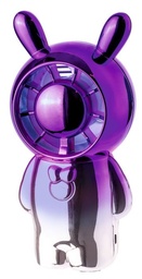 [504720-2] moses USB-Ventilator Metallic-Bunny (Violett)