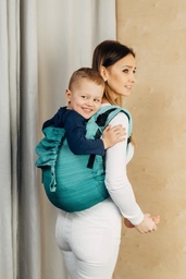 [504746-3] Lenny Lamb Onbuhimo PRO (LITTLE HERRINGBONE OMBRE GREEN)