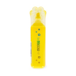 [504766-6] Legami Textmarker Meow Kitty (Yellow)
