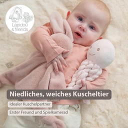 [504805-4] Nattou Kuscheltier Oktopus (Pastellrosa)