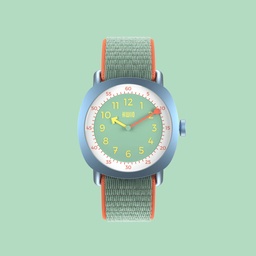 [504743-8] KWIO Tikk Armbanduhr für Kinder (Dahlia Flieder/Bordeauxrot)