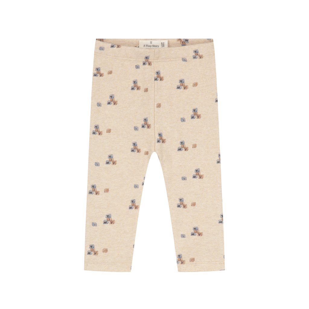 A Tiny Story Baby Hose Beige Mélange