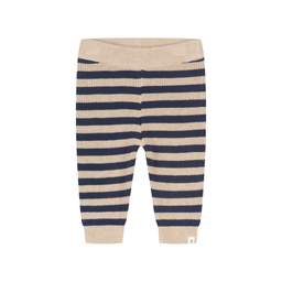A Tiny Story Hose beige-blau gestreift (44)