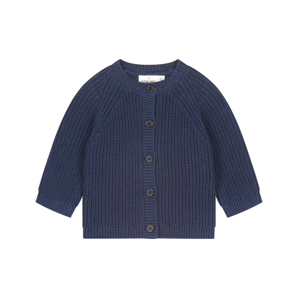 A Tiny Story Baby Cardigan Dunkelblau
