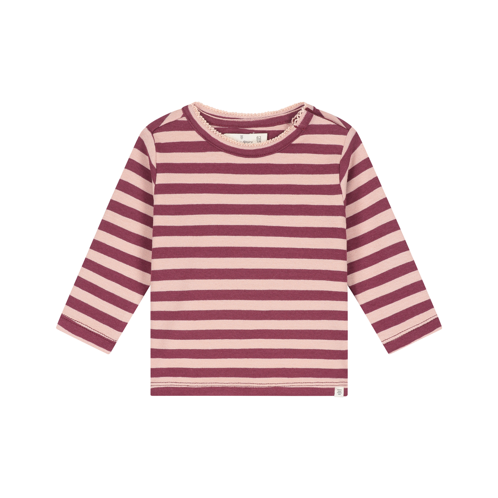 A Tiny Story T-Shirt long sleeve rot gestreift 