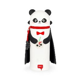Legami 2-in-1-Federmäppchen aus Silikon - Kawaii (Panda Vampire)