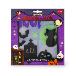 Legami HALLOWEEN Div. Artikel (Set mit Gel-Fensteraufklebern - Windo-Glow Boo!)
