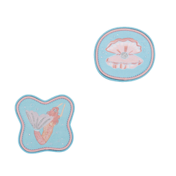 Der Die Das Wechselbuttons für Schulranzen (Ocean Pearl)