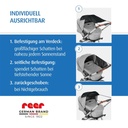 reer ShineSafe Sonnensegel schwarz