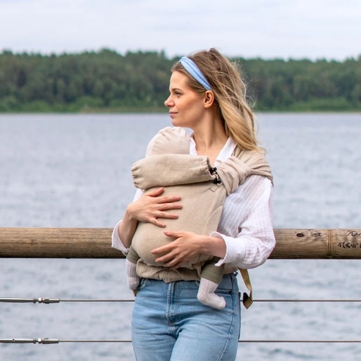 Simplebaby Click.it Babytragen mit Schnallen Creme
