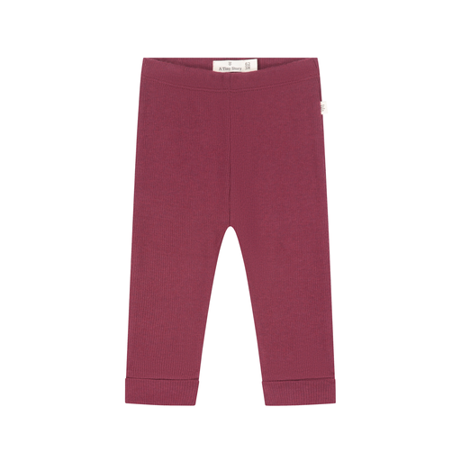 A Tiny Story Baby Leggins Dunkelrot