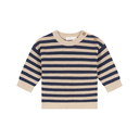 A Tiny Story Pulli beige-blau gestreift