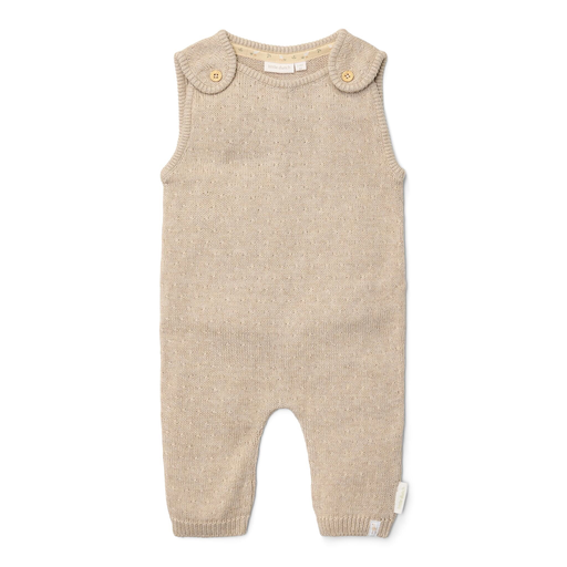 Little Dutch Strampler - Gestrickt - Beige - Newborn Naturals