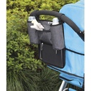 altabebe Rückenlehntasche für Kinderwagen / Buggys Grau/Schwarz