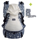 KiBi Tragehilfe EVO Air Full-Buckle Night Stars inverse
