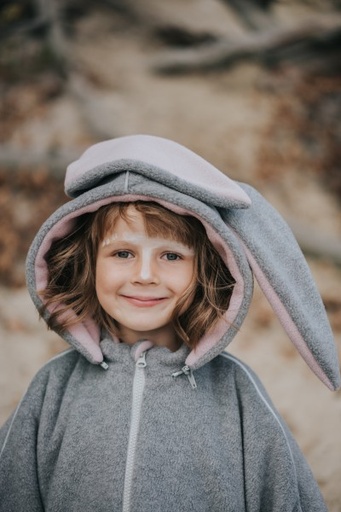 Patulove Poncho Funny Bunny Beige
