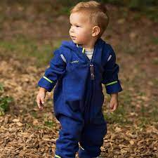 Hoppediz Fleeceoverall blau