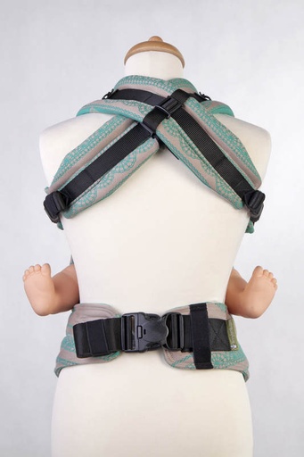 Lenny Lamb Tragehilfe Toddlersize Pistachio Lace Reverse (creme / grün)