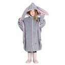 Patulove Poncho Funny Bunny Pink