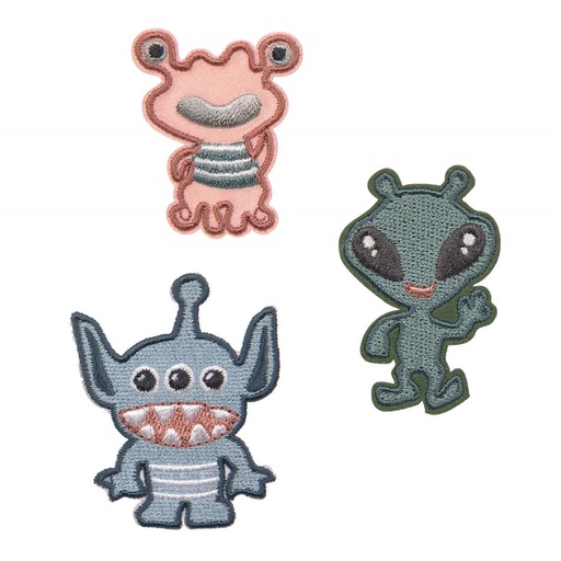 Lässig Textil-Sticker (3 Stk) - Schul Set