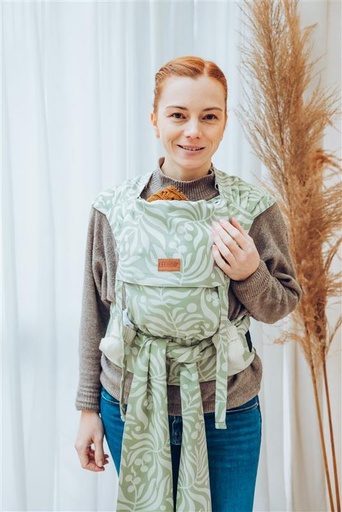 LELIBA Tai Babytrage mit Polster (ca. 50 - 98 cm/ 18 Kilo)
