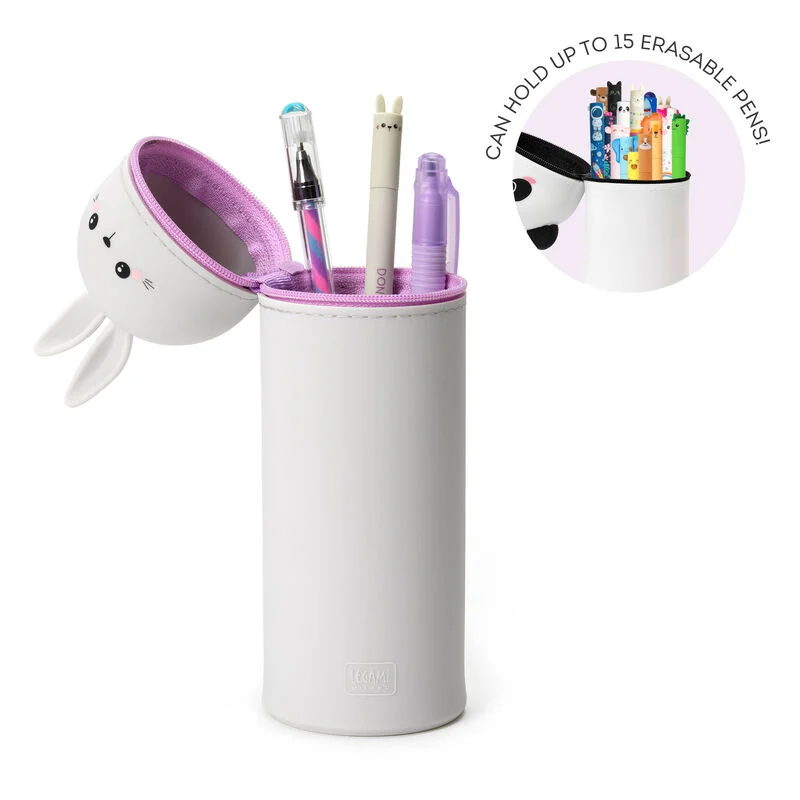 Legami 2-in-1-Federmäppchen aus Silikon - Kawaii