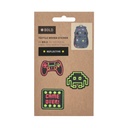 Lässig Bold Textil woven Sticker Gamer