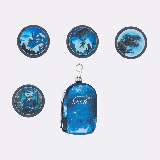 Beckmann Mini Rucksack mit Buttons  (Klettis) Set