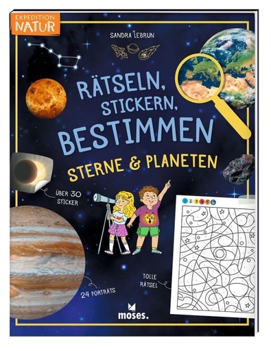 moses Expedition Natur - Rätseln, Stickern, Bestimmen